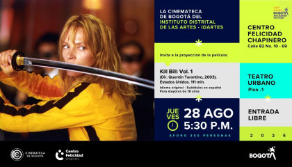 Afiche de Kill Bill: Volumen 1.