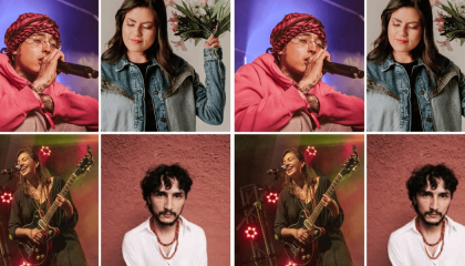 Fotos de varios talleristas.