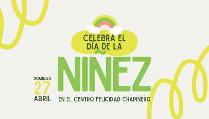 Foto afiche día de la niñez.