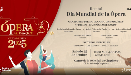 Afiche día mundial de la ópera