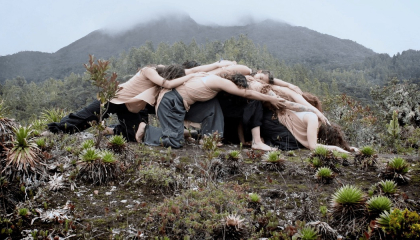 Danza contemporánea en un páramo.