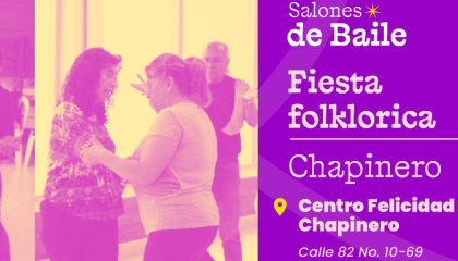 Afiche salones de baile.