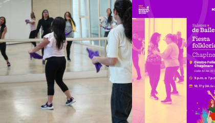 Afiche de salones baile.