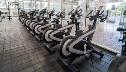Bicicletas de Spinning.