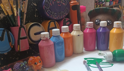 Elementos para pintar.