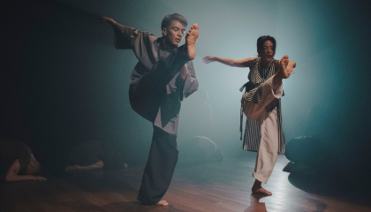 Escena de la obra Un radical aquí y ahora.