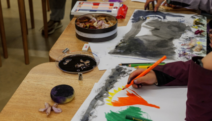 Afiche Vacaciones recreativas.