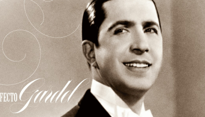 Imagen de Carlos Gardel.