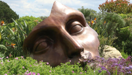 Foto de una escultura