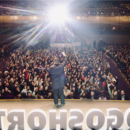 escenario con público