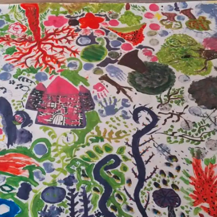 Franja de Artes Plásticas para niñas y niños