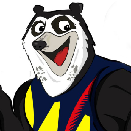 ilustración de un oso con uniforme deportivo