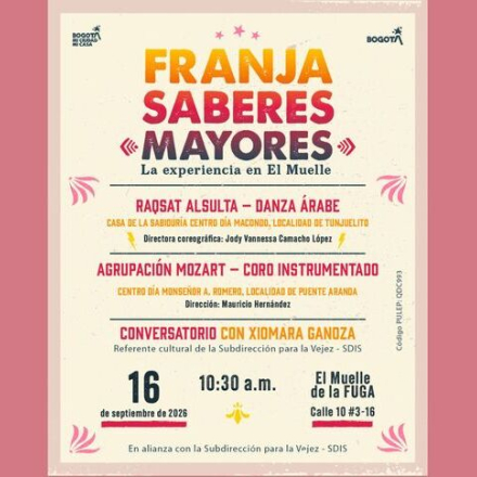 Adultos mayores presentan danza y música en Saberes Mayores, una franja que celebra sus aportes a la vida cultural de Bogotá.