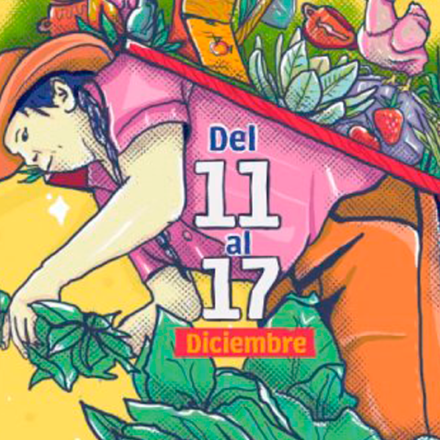 Ilustración de persona campesina 