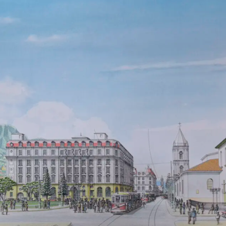 Ilustración de portada: Parque Santander 1930 por Julio López