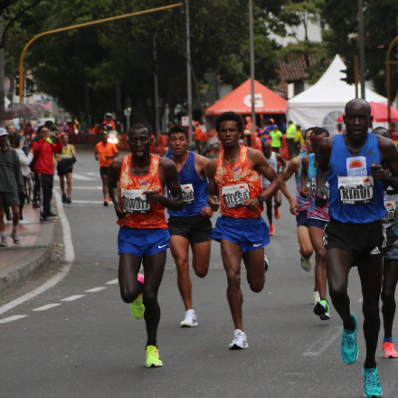 personas corriendo una maratón