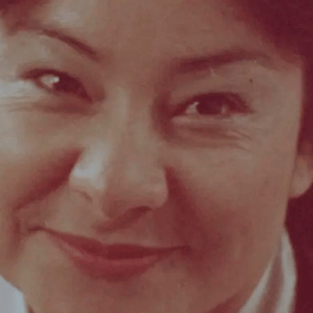 Rostro de mujer actriz en primer plano