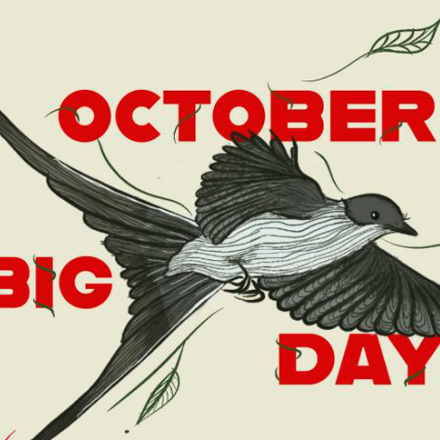 October Big Day en Usme - dibujo de un ave
