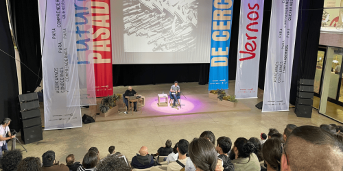 Fotografía de una actividad del Festival Gabo 2025 en el Centro Felicidad Chapinero