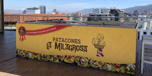 Fotografía de la isla gastronómica del Centro Felicidad Chapinero