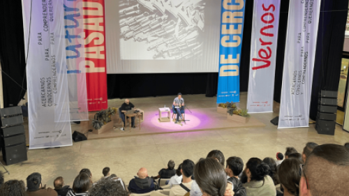Fotografía de una actividad del Festival Gabo 2025 en el Centro Felicidad Chapinero