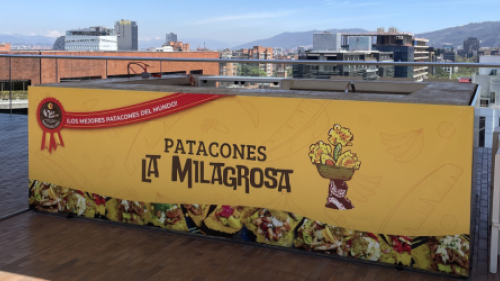 Fotografía de la isla gastronómica del Centro Felicidad Chapinero