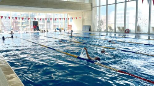 Fotografía de la piscina semiolimpica del Centro Felicidad Chapinero