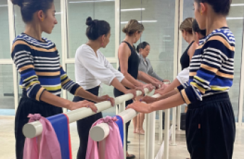 Fotografía de un ensayo de balelt