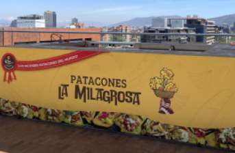 Fotografía de la isla gastronómica del Centro Felicidad Chapinero