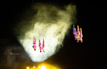 obra de teatro aérea