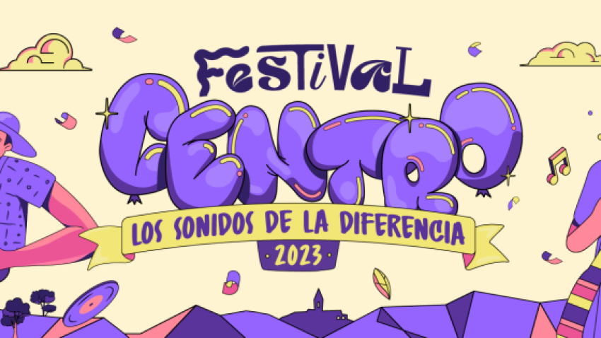 Poster con información Festival Centro