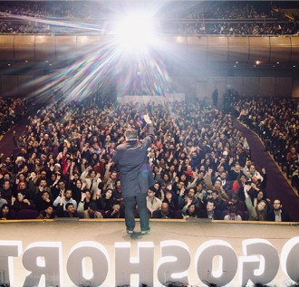 escenario con público