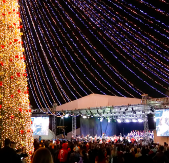 Concierto de velitas en el El Parque Metropolitano El Tunal