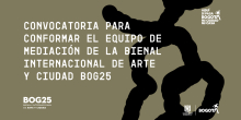 Banner convocatoria mediación Bienal bog25