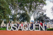 Foto de personas en la localidad de Usaquén